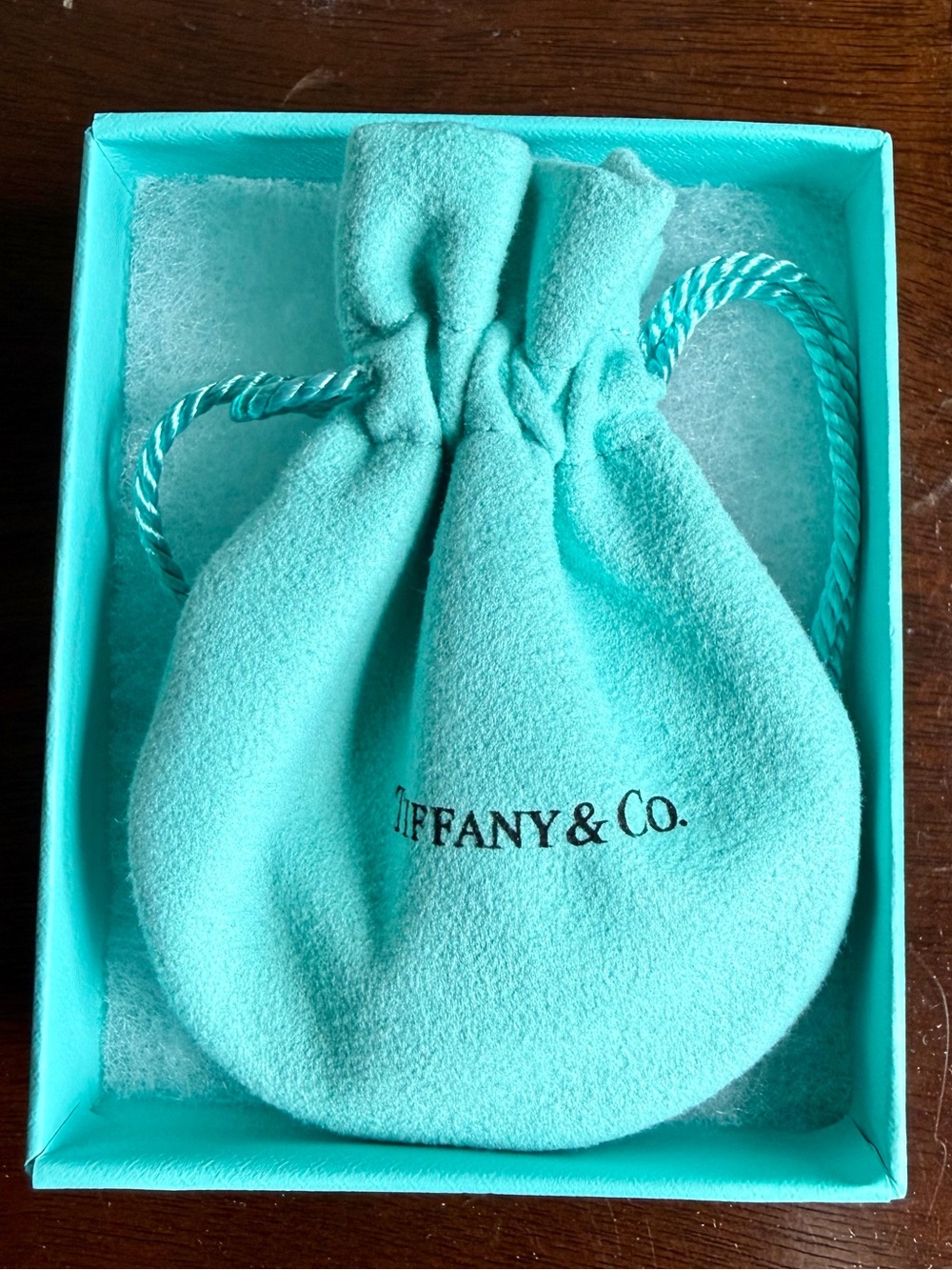 Tiffany & Co. Silver Heart Keyring with Signature Blue Box - Picture 3 of 4